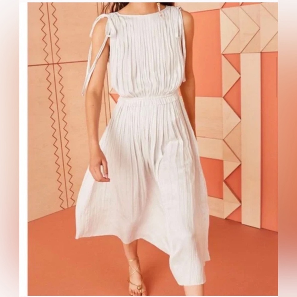 ULLA JOHNSON Alessa Midi Dress Sz 10